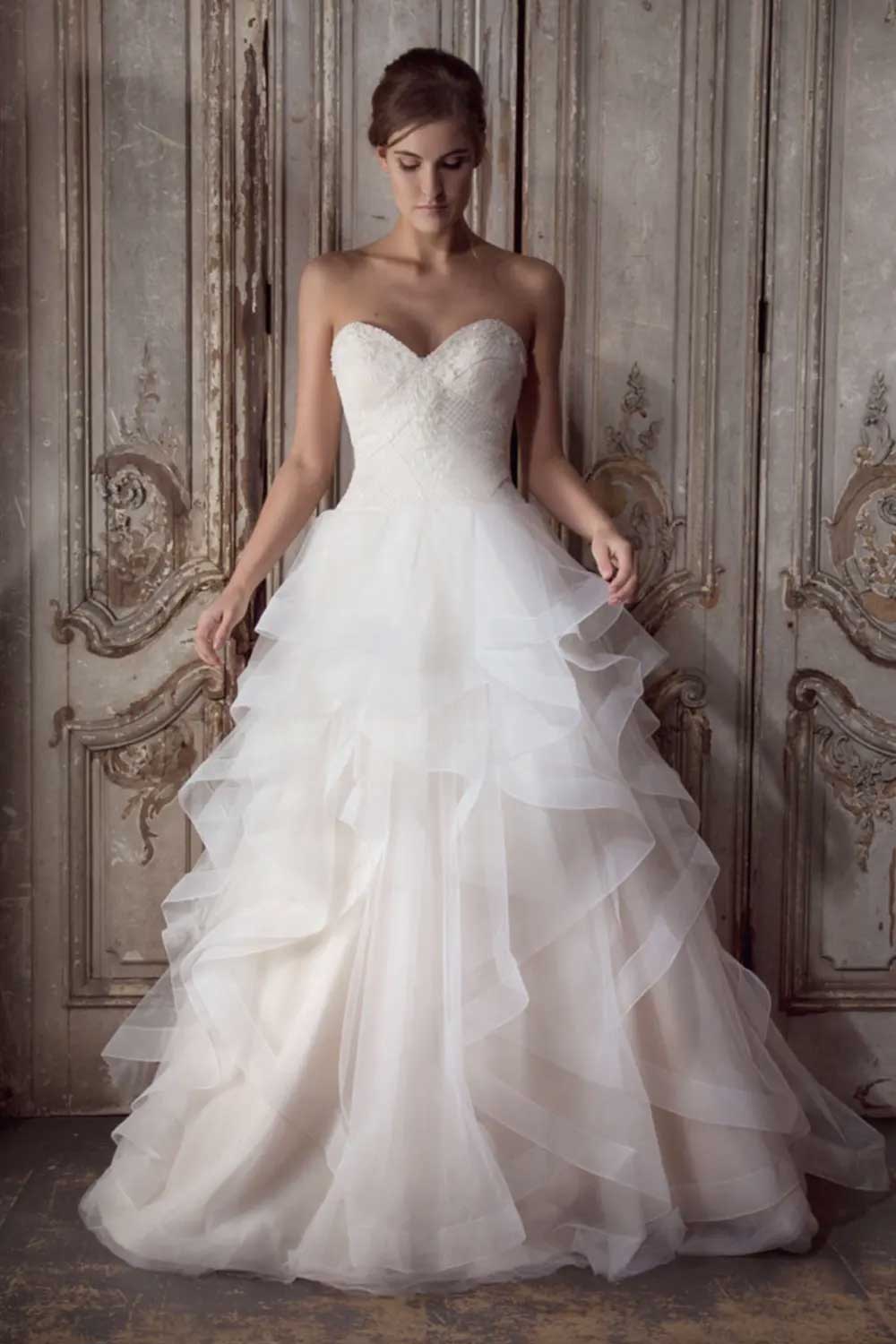 Corset style wedding dress