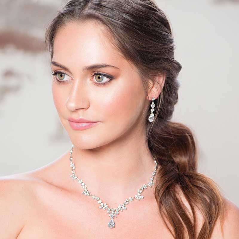 Crystal Sparkle Necklace Set
