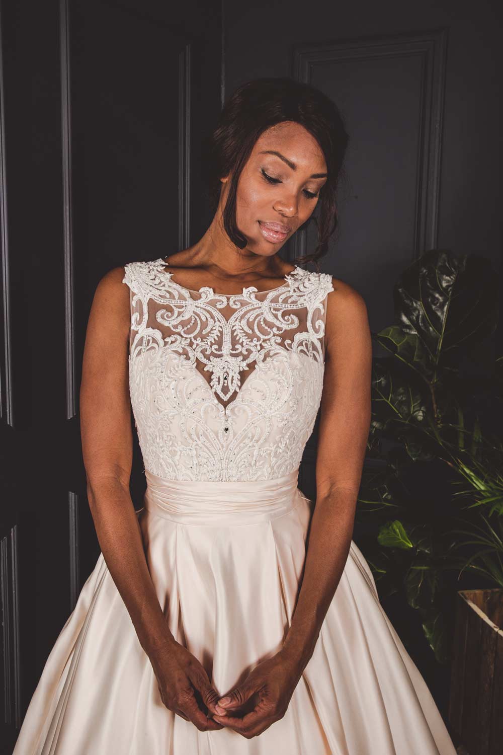 Victoria Kay Illusion Wedding Dress
