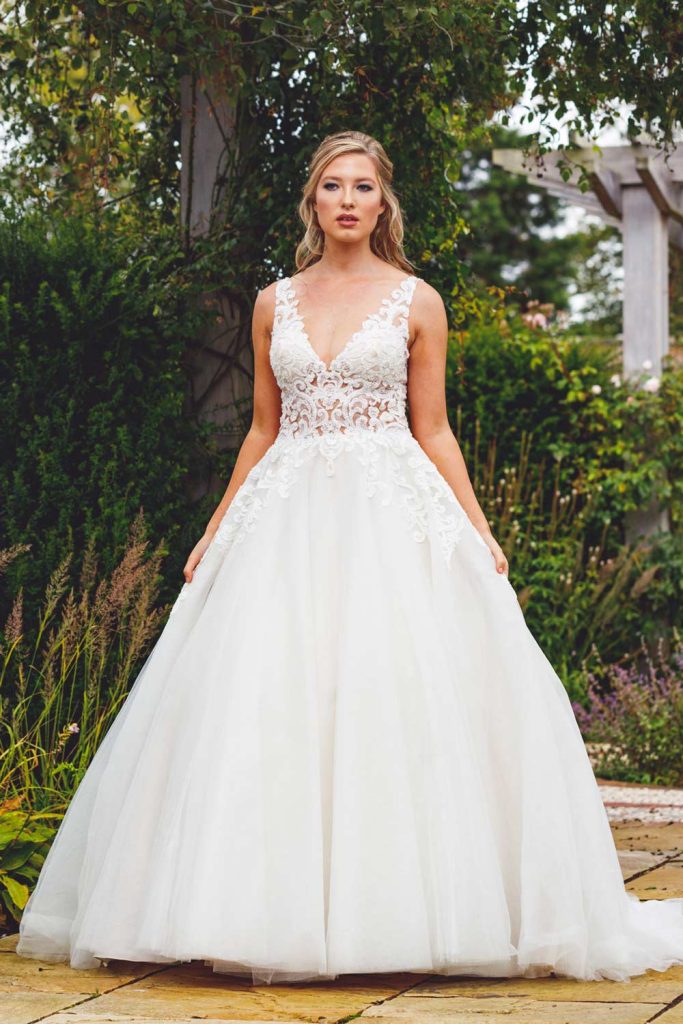 Victoria Kay Sleeveless Wedding Dress